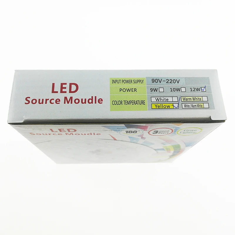 12W module ceiling light Round LED Downlight Cool White led Spot Indoor Light Lamp 110V 220V 85-265V (7)