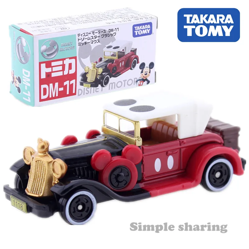 Takara Tomy Tomica Disney Motors DM11 звезда мечты Микки Маус набор классических моделей