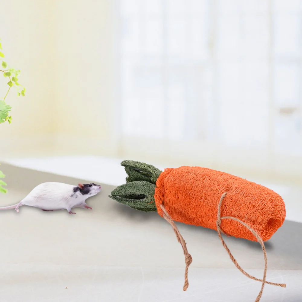 

Lovely grass Carrot Radish Hamster Molar Toys teething stick for small pets Hamster squirrel Guinea pig Chinchilla ferret rabbit
