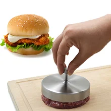 Edelstahl Hamburger Presse Patties Maker Form Patty Meat Burger Presse, Frikadellen Küche Kochen Werkzeuge