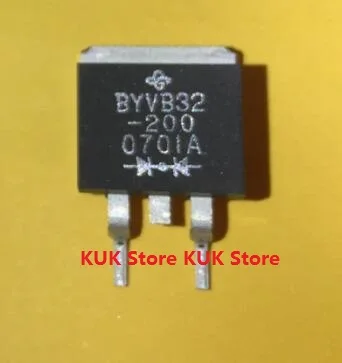 

Original 100% NEW BYVB32-200 BYVB32 -200 BYVB32-200HE3/81 D2PAK 10PCS/LOT