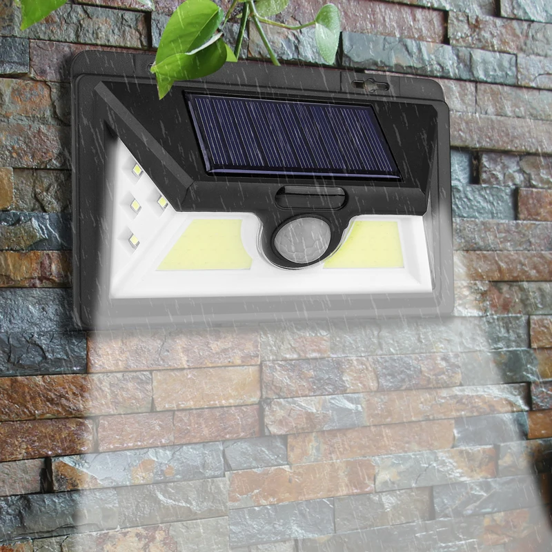 Solar Lights Outdoor Motion sensor Night security wall lamp 30 32LEDS COB Waterproof Garden Front door Yard Street night light