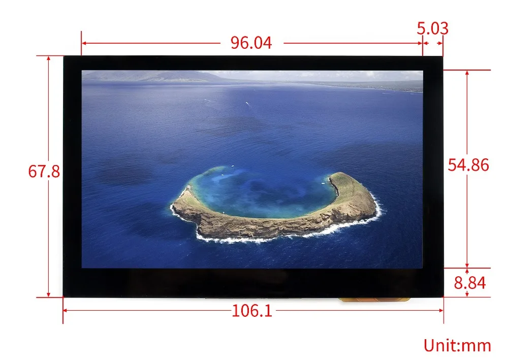 [16249] 4.3inch Capacitive Touch LCD