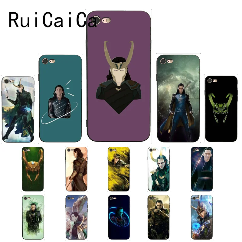 RuiCaiCa Marvel Hero Loki Luxury Unique Design PhoneCase for iPhone 8 7 6 6S 6Plus 5 5S SE XR X XS MAX Coque Shell | Мобильные