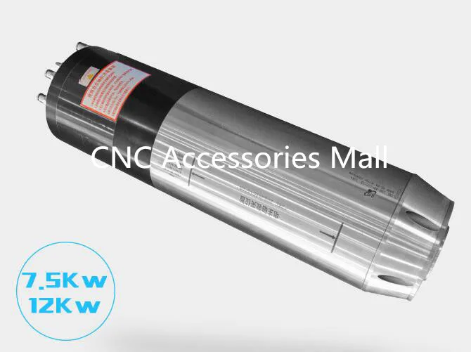 

7.5Kw AC380V 150mm BT40 ATC Spindle Motor 12000rpm automatic tool change water cooled spindle motor