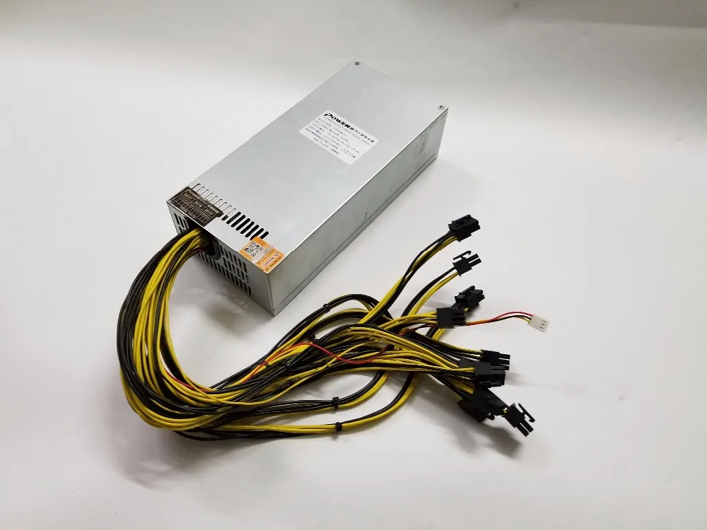 Блок питания для майнинга BTC LTC DASH Miner 2500 Вт 12 В а выход Antminer S7 S9 D3 A3 Baikal X10 Giant B WhatsMiner