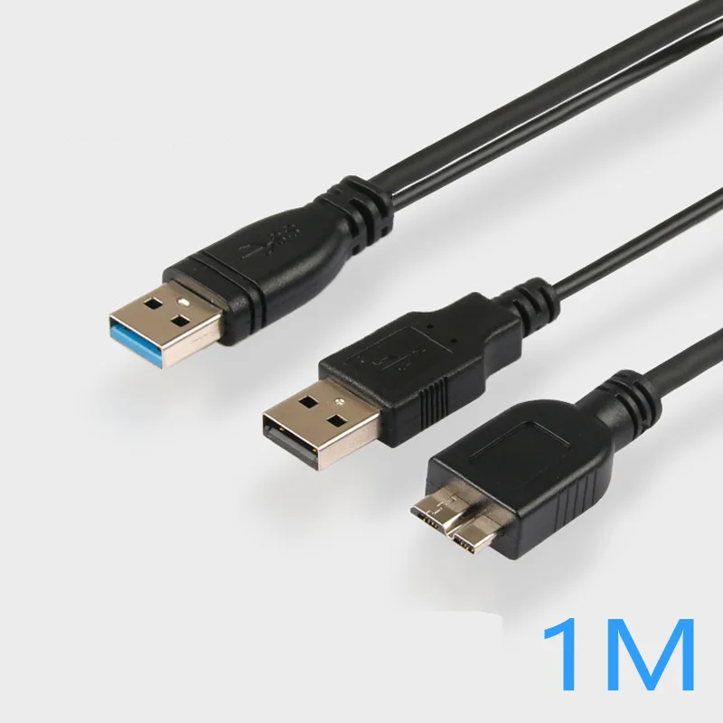 

1M USB 3.0 Dual Head External Hard Drive Cable
