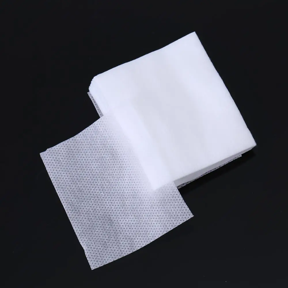 TOMTOSH 25 Pcs Nail Wipe Cotton Makeup Wipes Cotton Pads For Nail Art