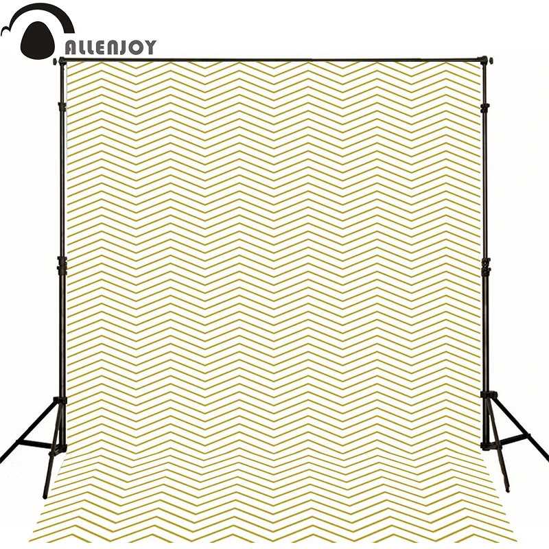 

Allenjoy Photographic background Simple brown striped yellow newborn photography photo for studio custom camera fotografica
