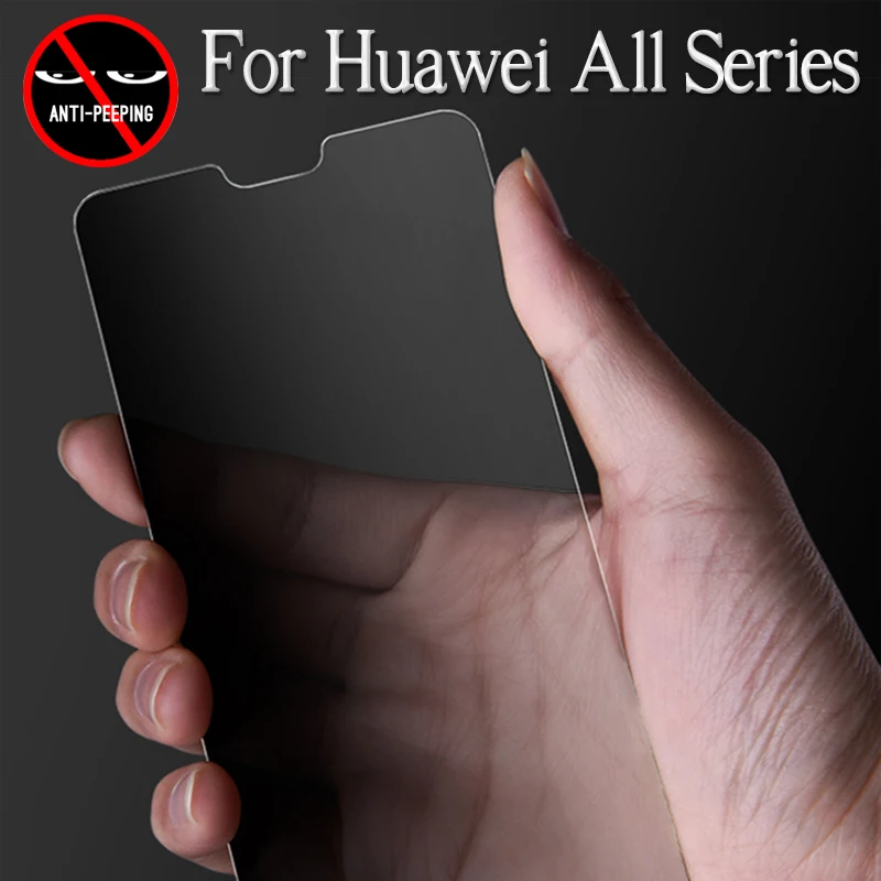 

Privacy Protective Glass On Honer 7X For Huawei Mate P 9 10 20 Pro Plus Lite Nova 2I Tempered Glas Screen Protector Cover Film