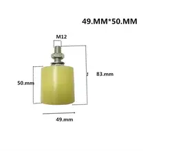 49*50 мм раздвижные ворота нейлон верхний ролик направляющие колеса 2 шт. в упаковке