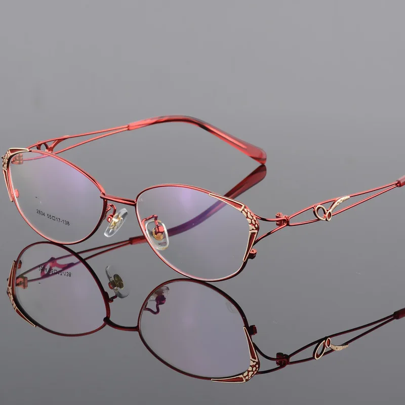 Eyeglasses Frame Women Computer Optical Clear Glasses Myopia Prescription Spectacle For Women's Transparent Lens Female 2834 Eyeglasses Frame Women Computer Optical Clear Glasses Myopia Prescription Spectacle For Women's Transparent Lens Female 2834