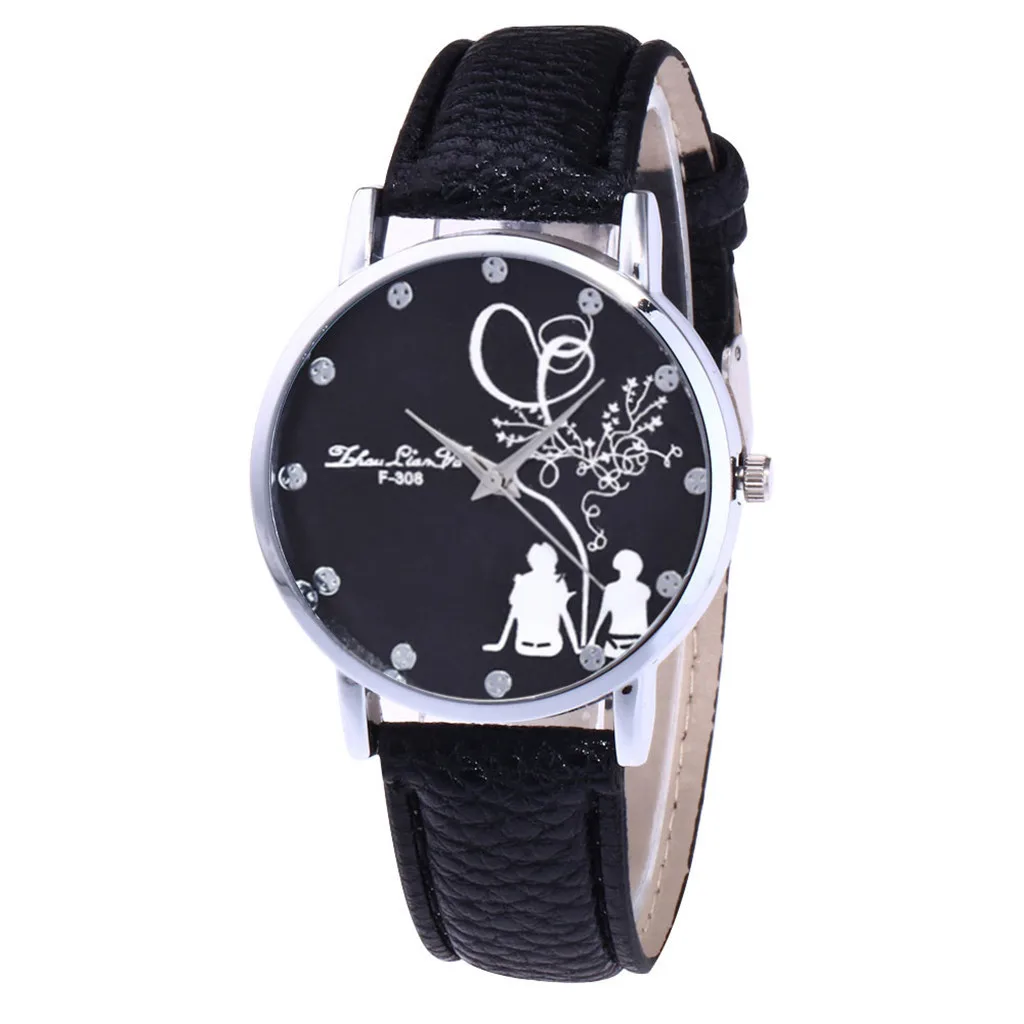 

Luxury Watch Women Famous Brand 2019 relogio feminino Casual Leather Strap Analog Quartz Round Watch Clock Mechanism