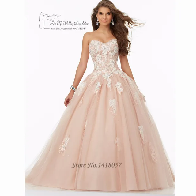 Vintage Cheap Quinceanera Gowns Coral White Lace Quinceanera Dresses