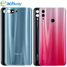 Cubierta de batería de Huawei Honor 10 cubierta trasera de cristal cubierta trasera de vidrio para Honor10 cubierta de batería de Huawei Honor 10 Lite(China)