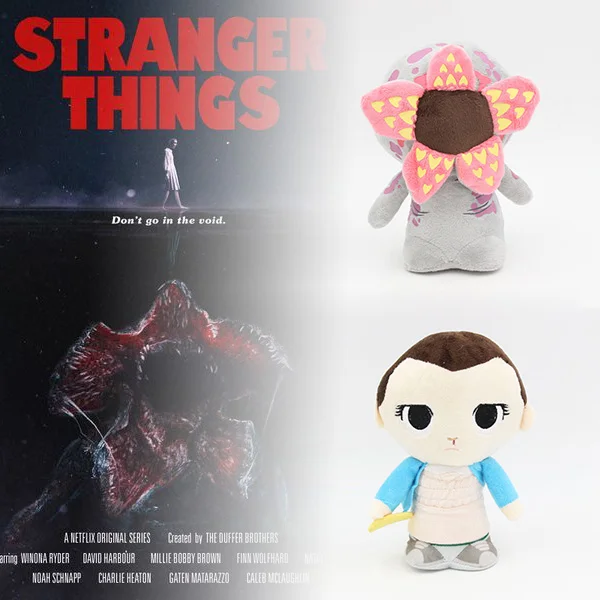 Мягкие плюшевые куклы Eleven Stranger Things для детей, подарки на день рождения, фильм Stranger Things, Сезон 3, Demogrogon и Eleven Toys