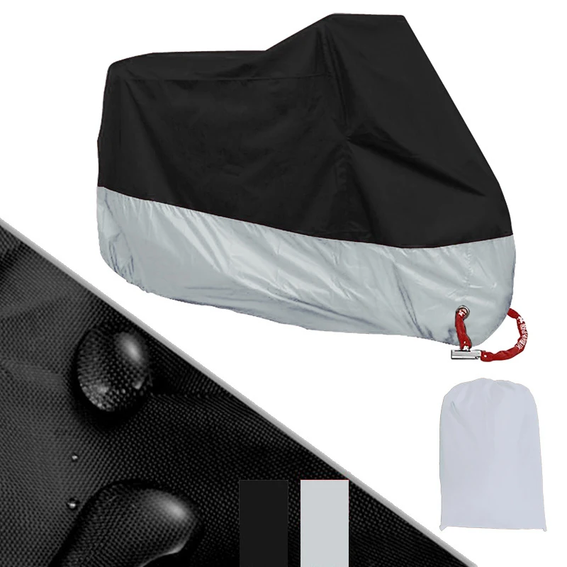 

L XL XXL Motorcycle Cover Waterproof Outdoor Rain Dust UV Scooter Motorbike Protector Camping Accessories
