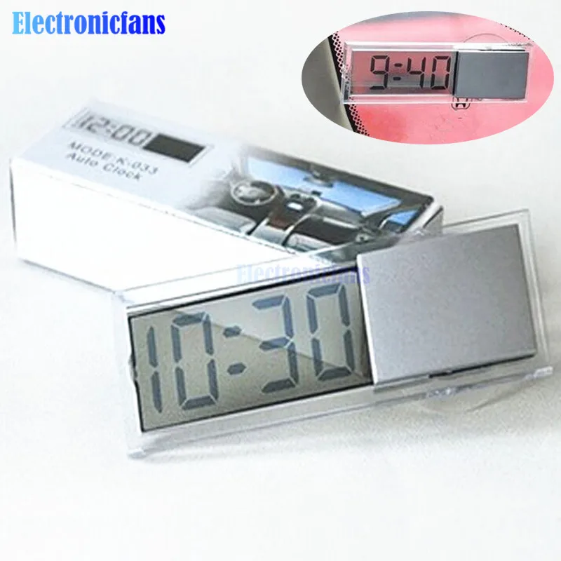 Car font b Electronic b font Clock Liquid Crystal Display LCD Car Timer Digital Clock with