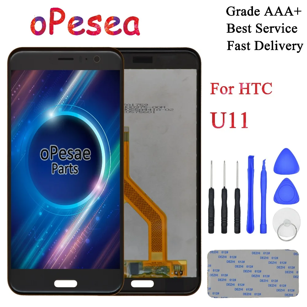 OPesea 5 ''для HTC U11 U 3w 1w ЖК дисплей панель сенсорный экран дигитайзер стекло сенсор