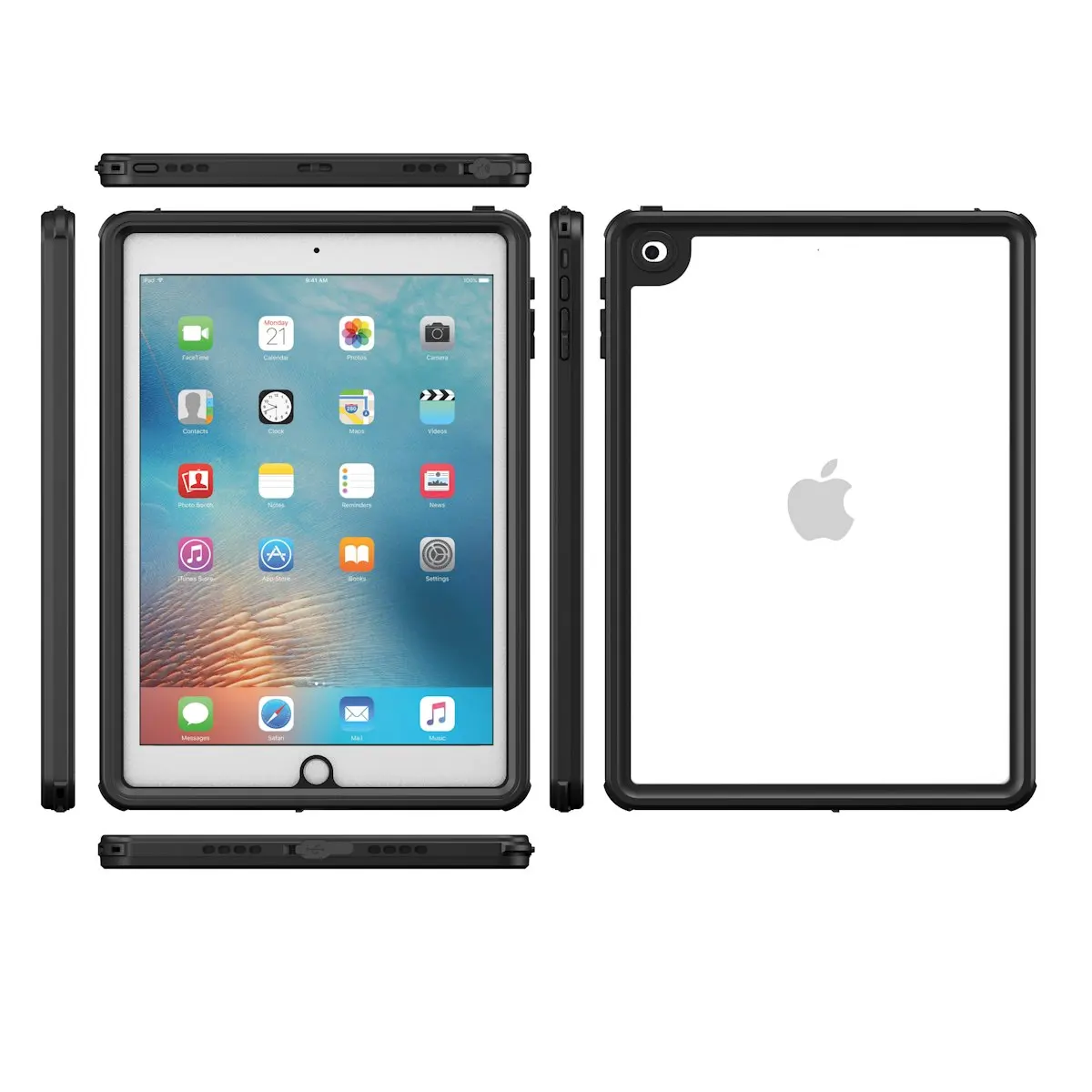 Водонепроницаемый чехол для планшета iPad 9 7 2017 2018 Прозрачный ударопрочный A1822 A1823