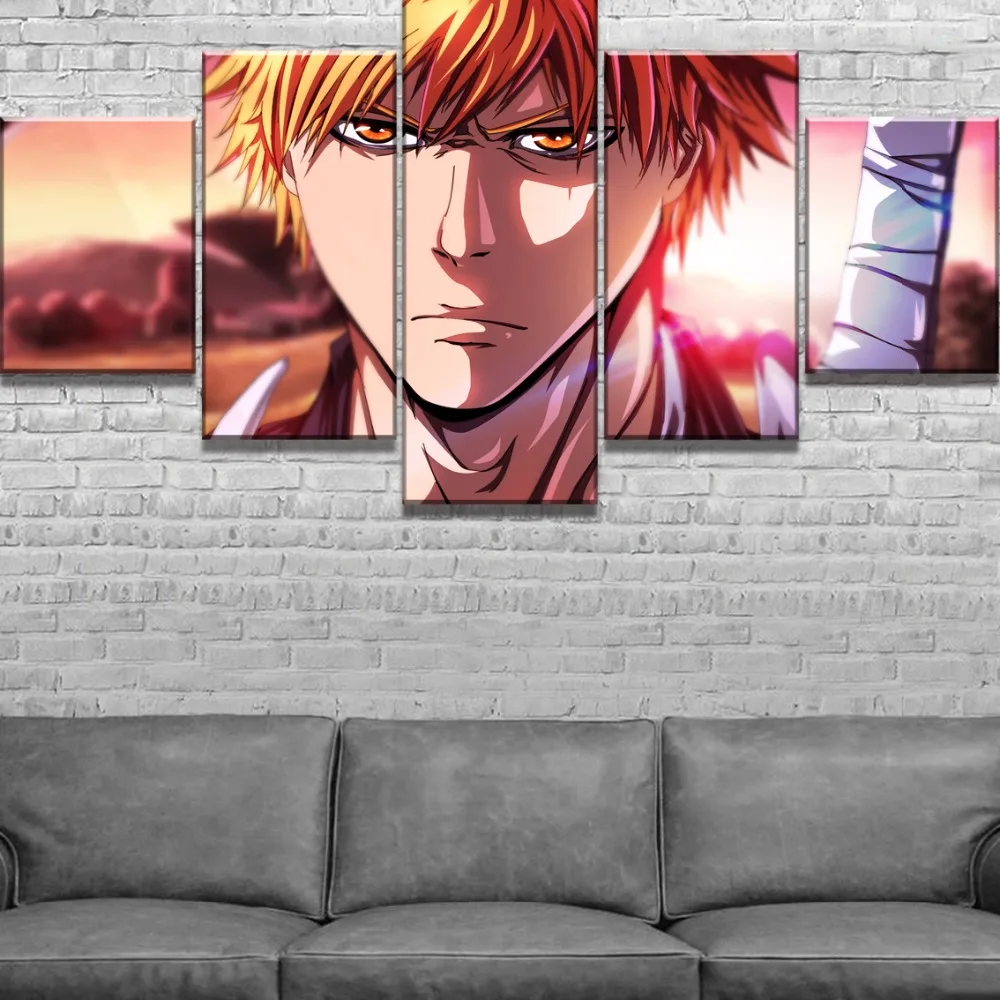 5-Piece-HD-Print-Picture-Bleach-Anime-Poster-Modern-Decorative-Paintings-on-Canvas-Wall-Art-for (3)