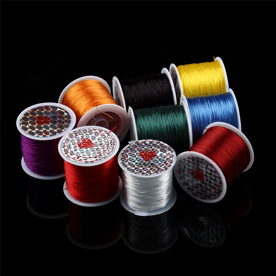 Xinyao 1rolls/Много мульти цвета эластичный стрейч Бисер Провода/шнур/string/Нитки для DIY