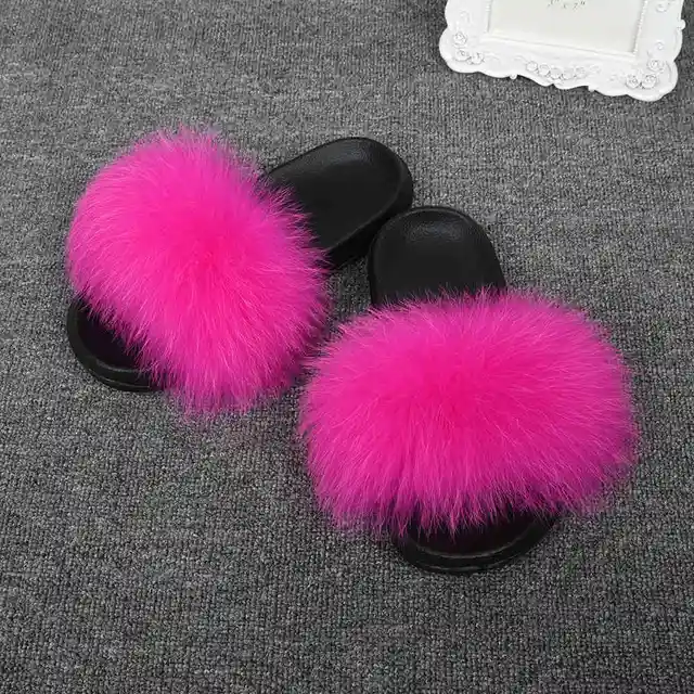 Jancoco fur slides Clearance