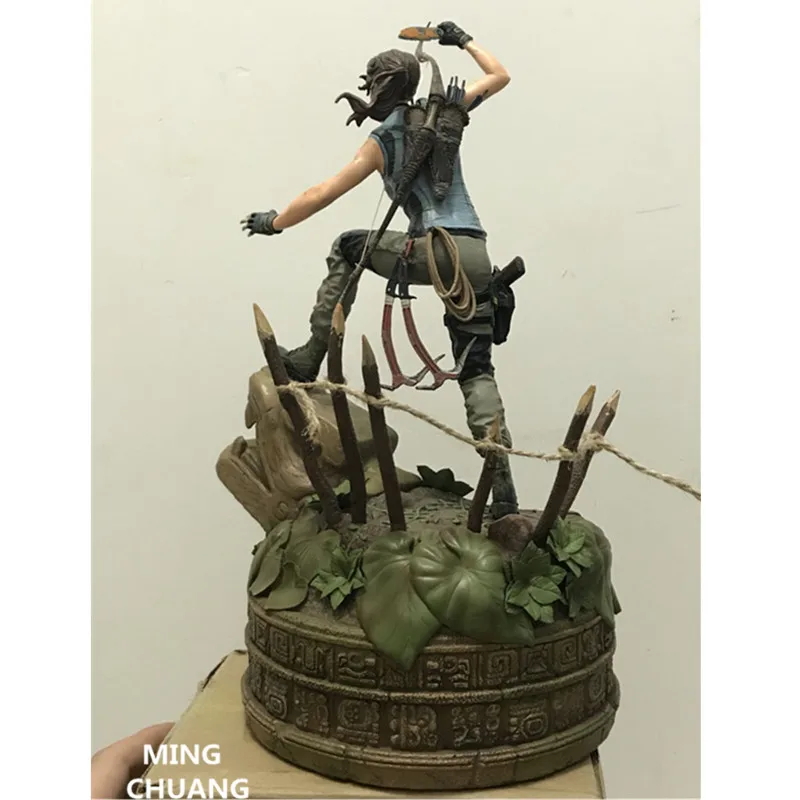 9,8" Статуя игры бюст Tomb Raider 1:6 полная длина портретное Искусство ремесло Смола фигурка Коллекционная модель игрушки 25 см коробка D938