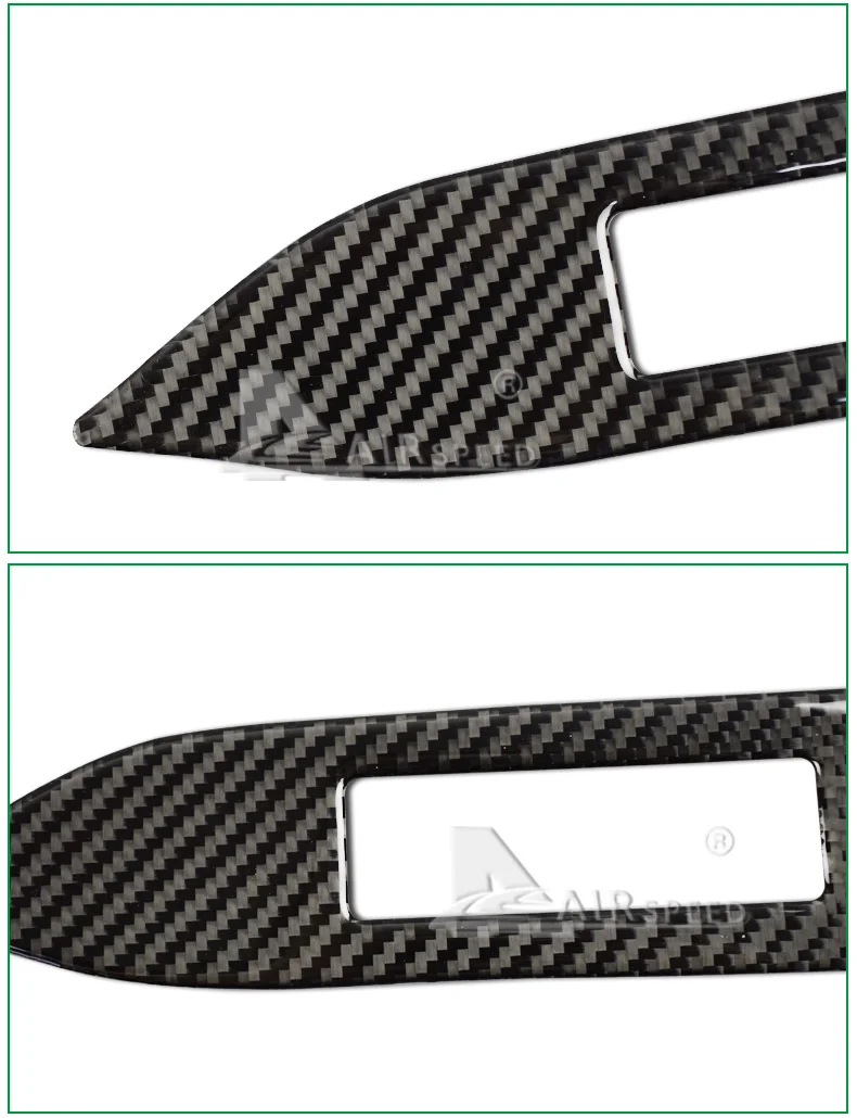 For Ford Mustang Carbon Fiber Interior Car Dashboard Decoration Strip (3)