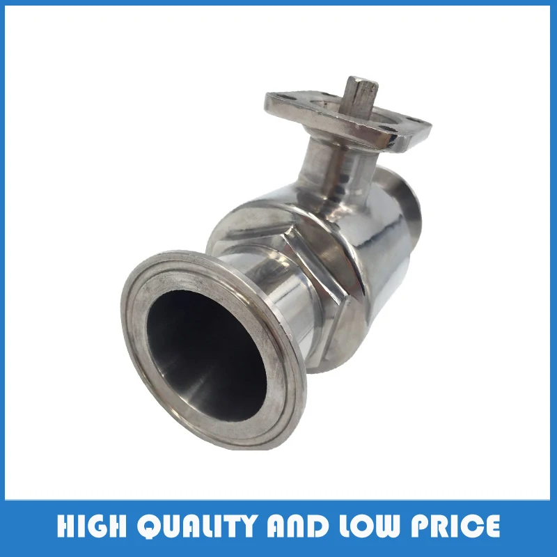 

stainless steel sanitary fast-through ball valve