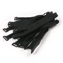 50 шт. 2X 45 см 17 &quotчерный крюк и петля многоразовый крепежный