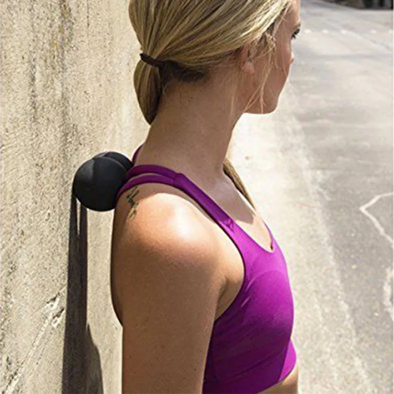 Double Lacrosse Massage Balls Yoga Peanut Ball Body Building Fitness Gym Home Massager Roller Pilates Exercise Release Muscle (10)