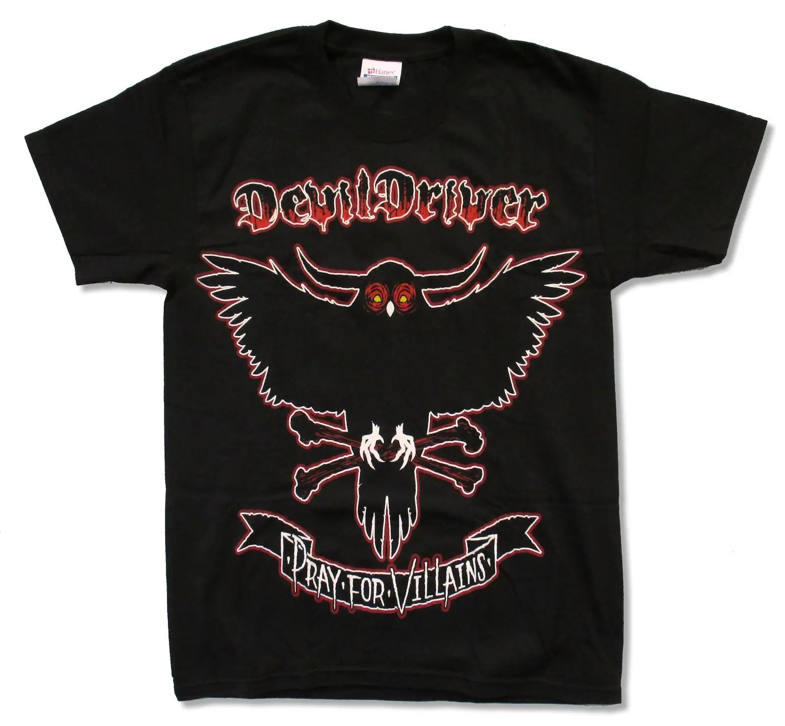 Devildriver молиться для злодеев летнего тура 2009 черная футболка новый официальный