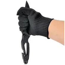 1 пара перчатки устойчевые срезу устойчивые к порезам Антистатические Рабочие перчатки защитные Кухня защитный Нержавеющая сталь Проволочная сетка Перчатки