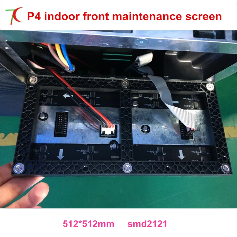 

MBI5124 chips use for P4 indoor 512mm*512mm 16scan front mainterance die-casting aluminum screen, nationstar lamps