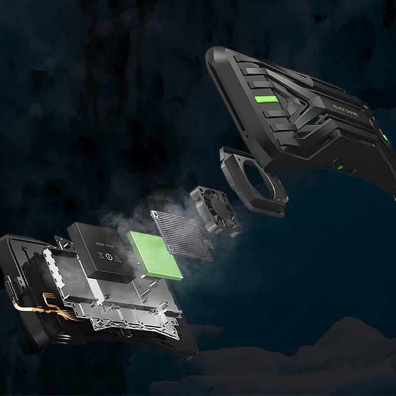 Чехол для Xiaomi Black Shark 2 охлаждающий чехол с очень холодным чипом супер вентилятор