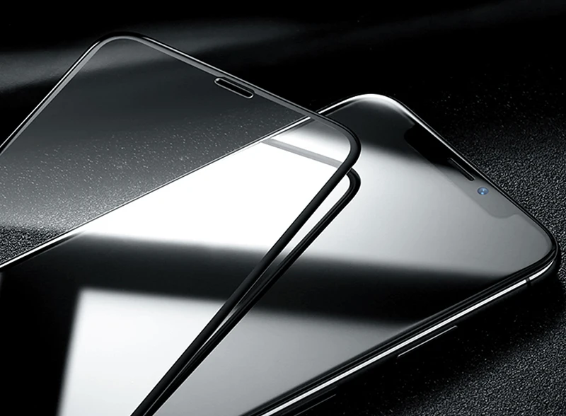 TOMKAS 5D Glass For iPhone X XS Plus Screen Protector Tempered Glass Film For Apple iPhone XS XS Plus 9 10 Protective Glass Film