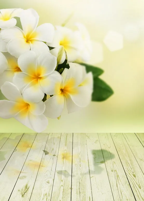 

Custom vinyl print cloth beautiful white flowers photography backdrops for wedding photo studio portrait backgrounds props S-974