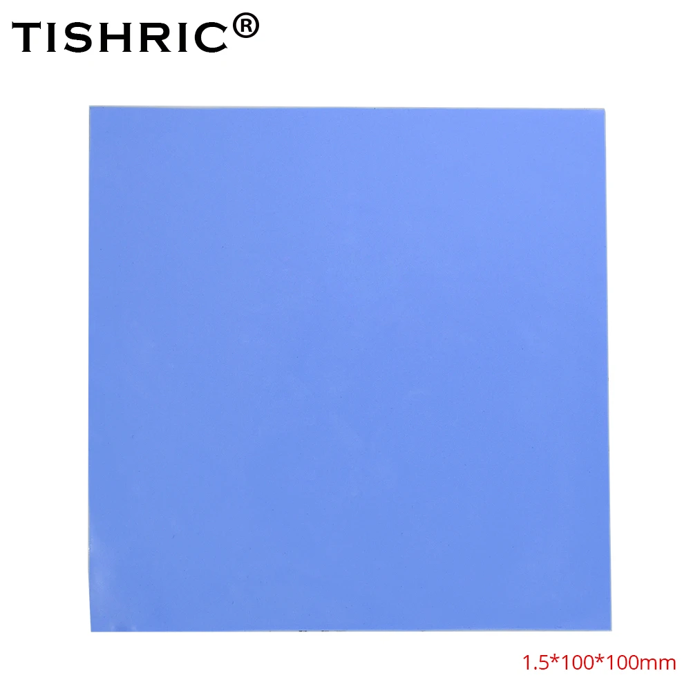 TISHRIC GPU وحدة المعالجة المركزية برودة لوحة حرارية 1.5 ملليمتر غرفة التبريد المبرد تبريد حراريا الحرارة بالوعة موصل سيليكون لصق لاصق منصات