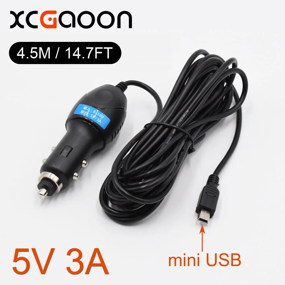 XCGaoon 4 5 метр в 3 А мини USB Автомобильное зарядное устройство для автомобильного