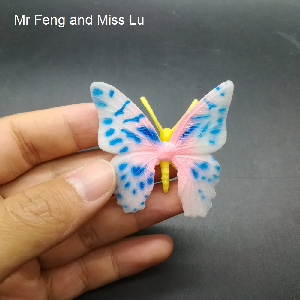 Butterfly PVC Model Classic Toys Animal Figures Novelty Gag Practical Jokes DIY Accessories | Игрушки и хобби