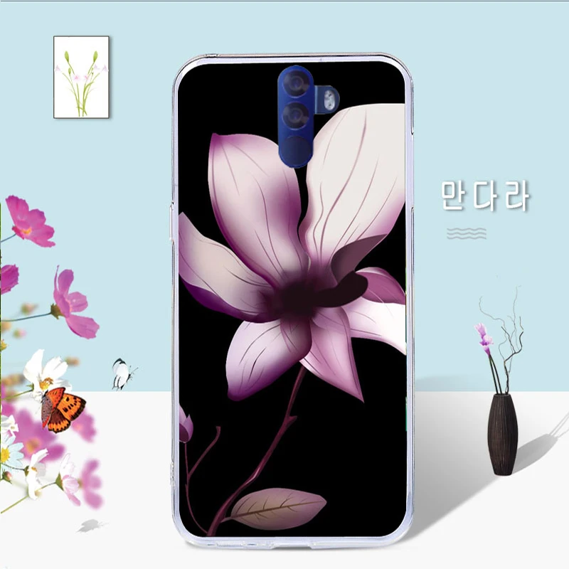 Case For Doogee BL12000 BL 12000/BL12000Pro Cover Silicone Soft TPU Cases Painted Flower Animal Dog Liquid Glitter Phone Bags