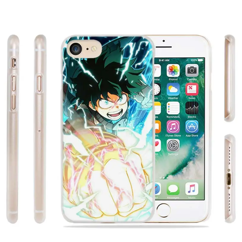 My Hero Academia Anime Phone Case For iPhone XS Max XR 6 6s 7 8 Plus 5s SE 5 4s 4 5c