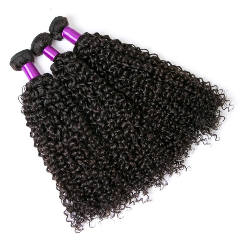 Lumiere волосы индийские афро кудрявые вьющиеся человеческие волосы пучки 3 пучки человеческих волос для наращивания натуральный цвет не Реми