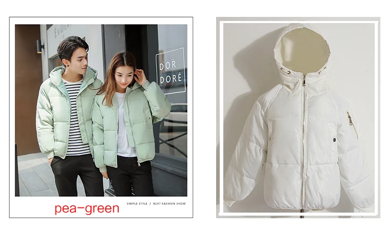 2018 New Autumn Jacket Parka Winter Solid Hooded Coat Women's Warm Down Outwear Thick Casual Cotton-Padded Jackets Coats Lovers (6)