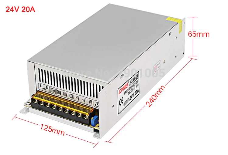 24V 20A 