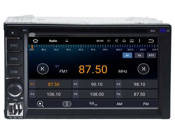 Best Android 8.1.0 2GB ram car dvd Audio player universal double din 170*97mm stereo auto head units 3g DVR tape recorder gps navi 1