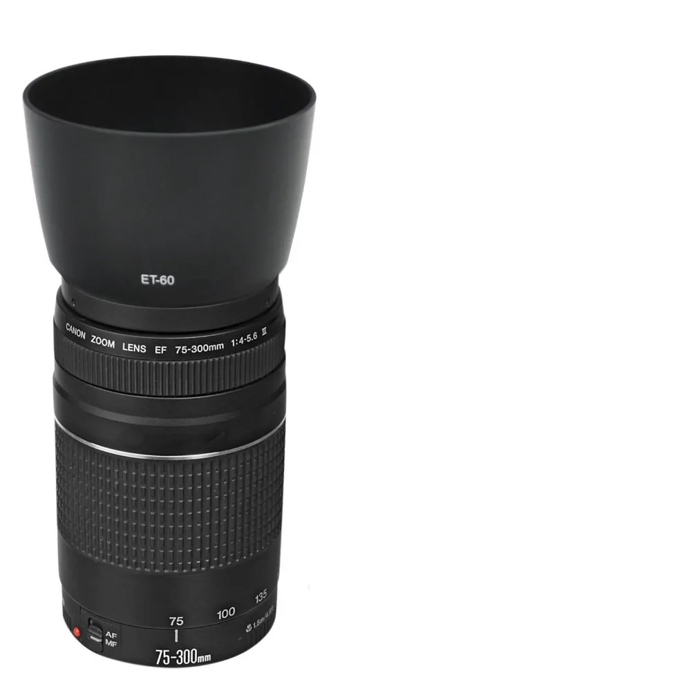 Бленда Объектива цифровой зеркальной камеры для Canon EOS Φ 55 250 мм f/4 5 6 IS II EF 75 300 0 USM