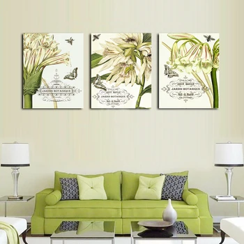 

Spring Blooming Flowers Frameless Abstract Pattern Canvas Oil Painting Posters Artwork Pictures For Living Room Home Decoration