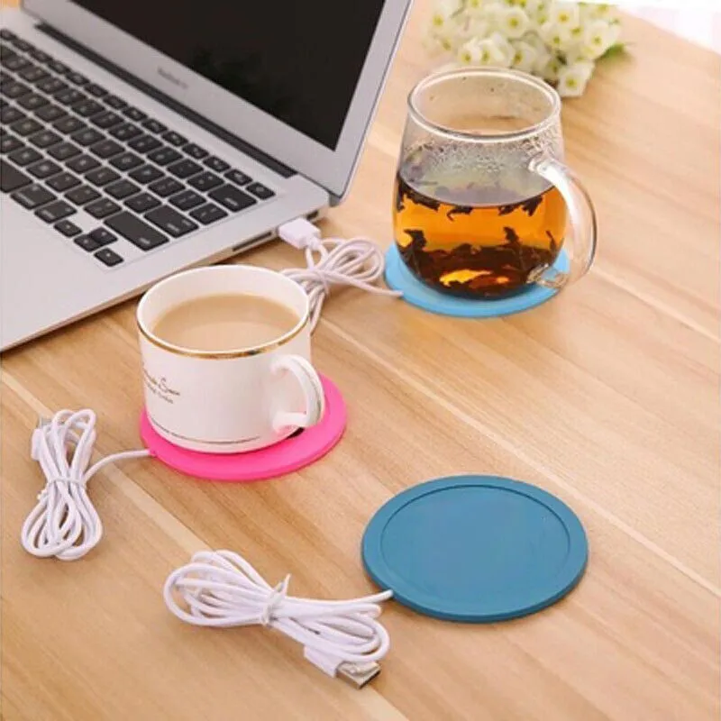 Горячая Распродажа USB power Suply офисная чайная кофейная чашка, коврики для кружки, подушечки для подогрева, коврик для чашки